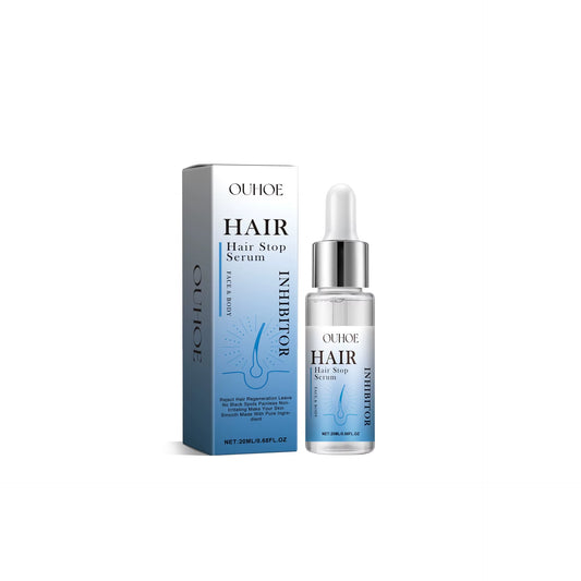 Permanent Hair Inhibiting Serum Stop Hair Growth Body Underarm Legs Arm Moisturize Wh-Itening Powerful Painless Depilatory Serum
